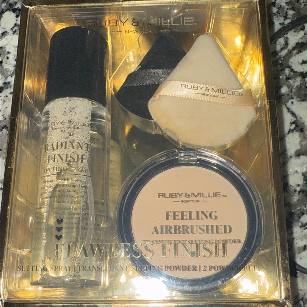 Feeling Airbrushed Flawless Finish Set - Nude/Beige
